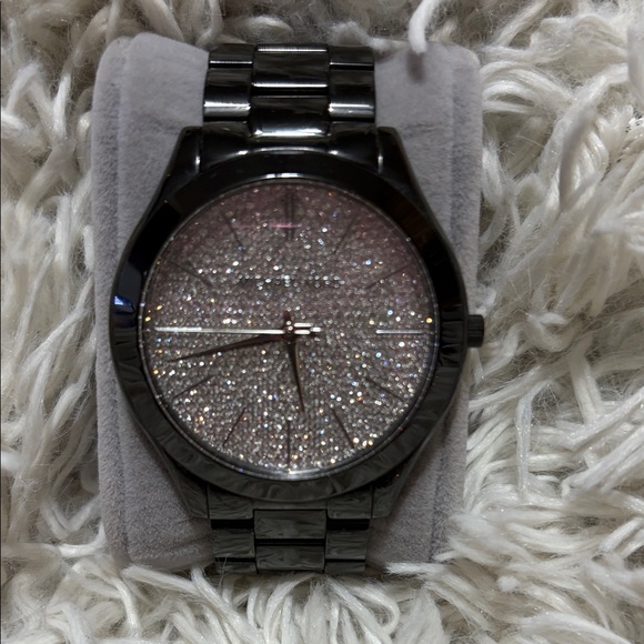 Michael Kors Accessories - MK4442 Michael Kors Women’s watch - black with diamonds